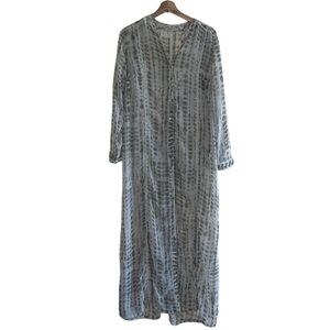 Soft Surroundings Long Sleeve
Sheer Tunic Cover Up Button Front